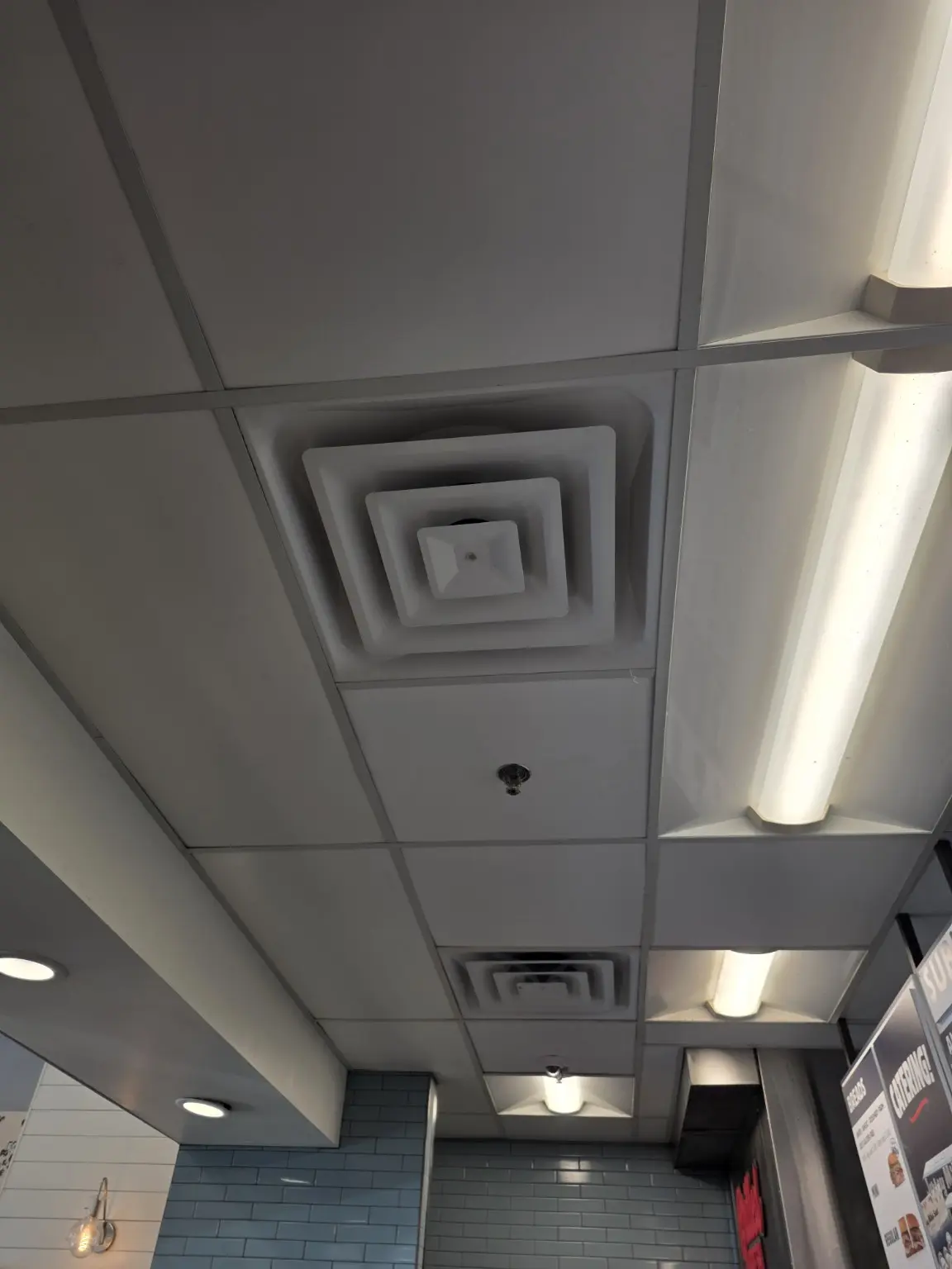 Commercial ceiling tile replacement by JM Precision