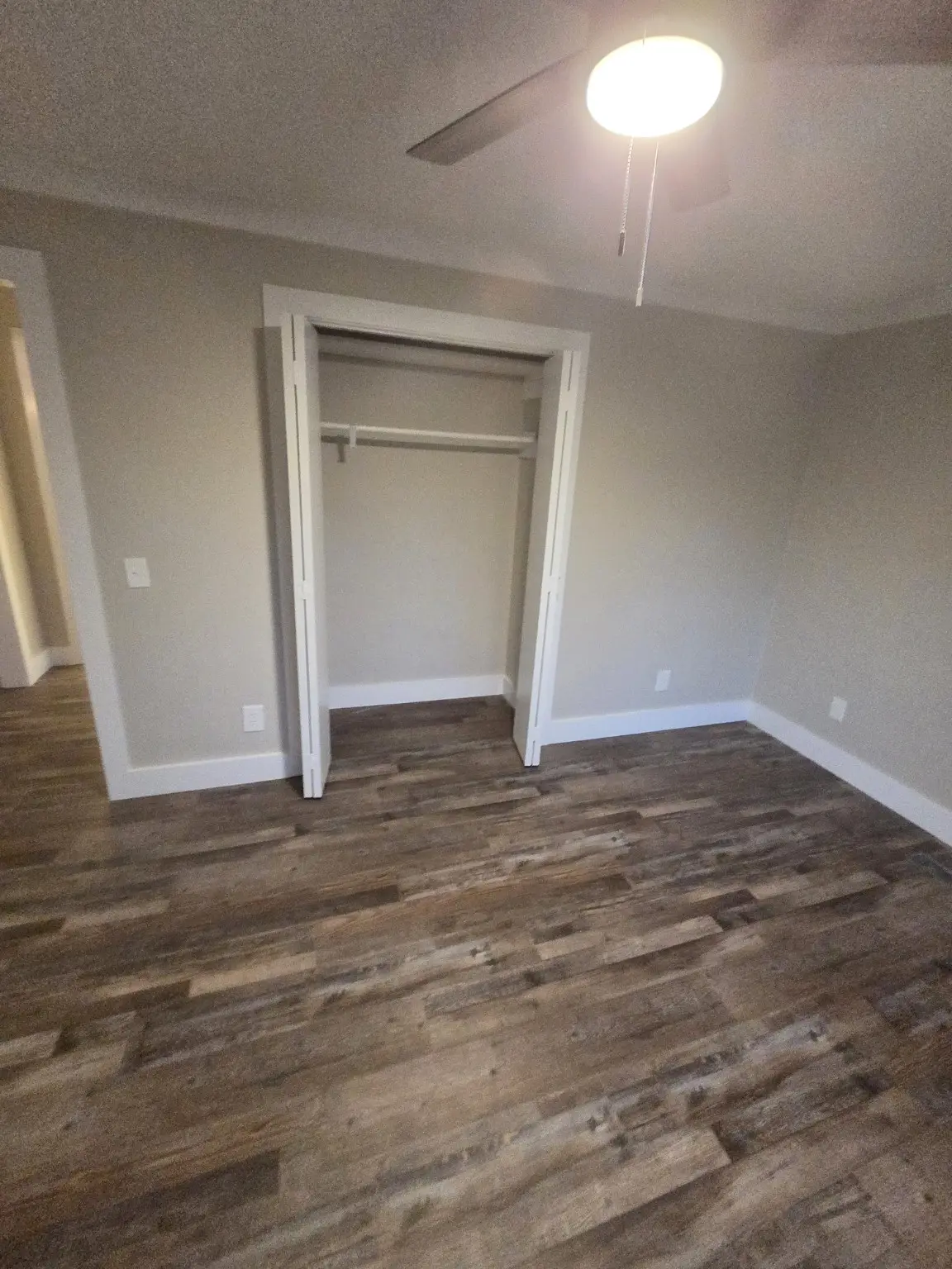 Finished room with trim installed by JM Precision
